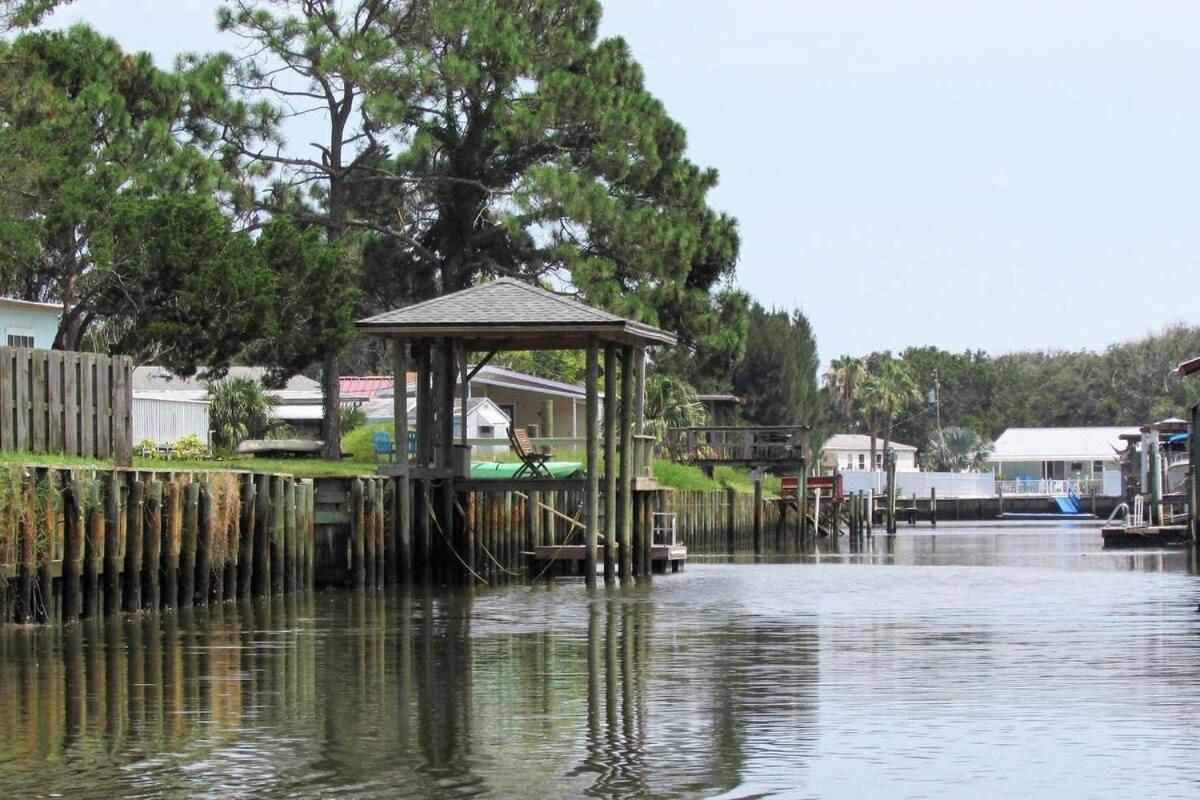 Canal Home Dock Walk To Beach Kayaks Sup Fishing Saint Augustine Eksteriør billede
